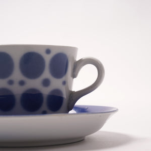 Arabia Polka Dot coffee cup ＆ saucer 02