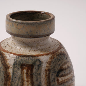 Soholm Bornholm art vase beigegray