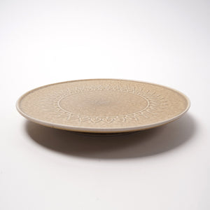 Jens.H.Quistgaard Relief Platter on low stand　01