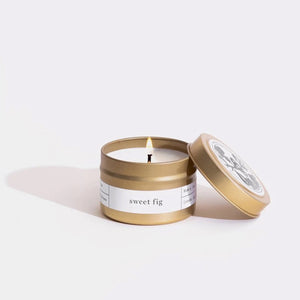 Brooklyn Candle Studio / Gold Travel Candle 03 SWEET FIG